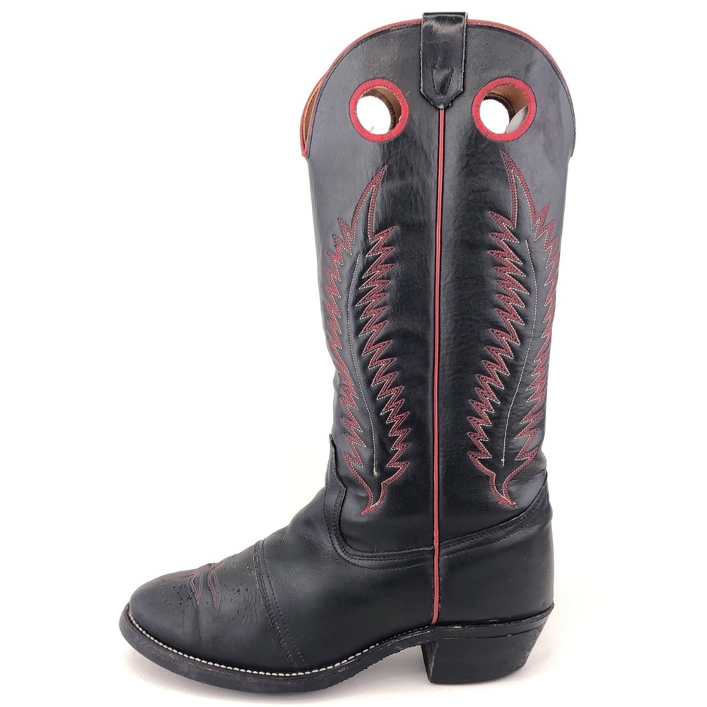 Texas Leather Tall Buckaroo Western Boots 10 D